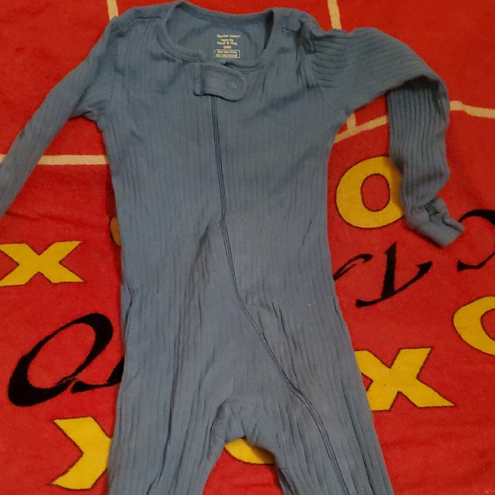 Comfy Blue Kids Footie by [Brand]